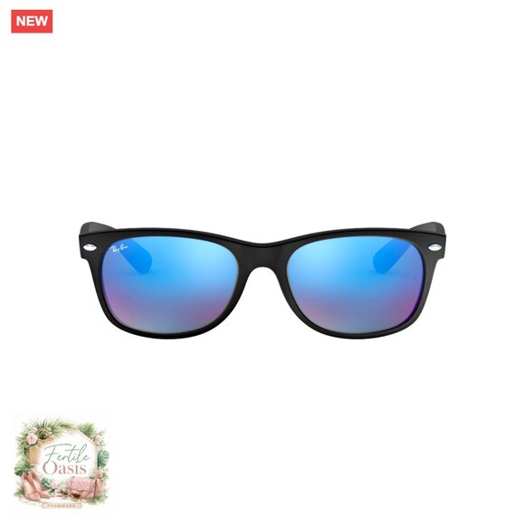 Mirrored Square Sunglasses Classic Retro Wayfarer Style Unisex Fashion